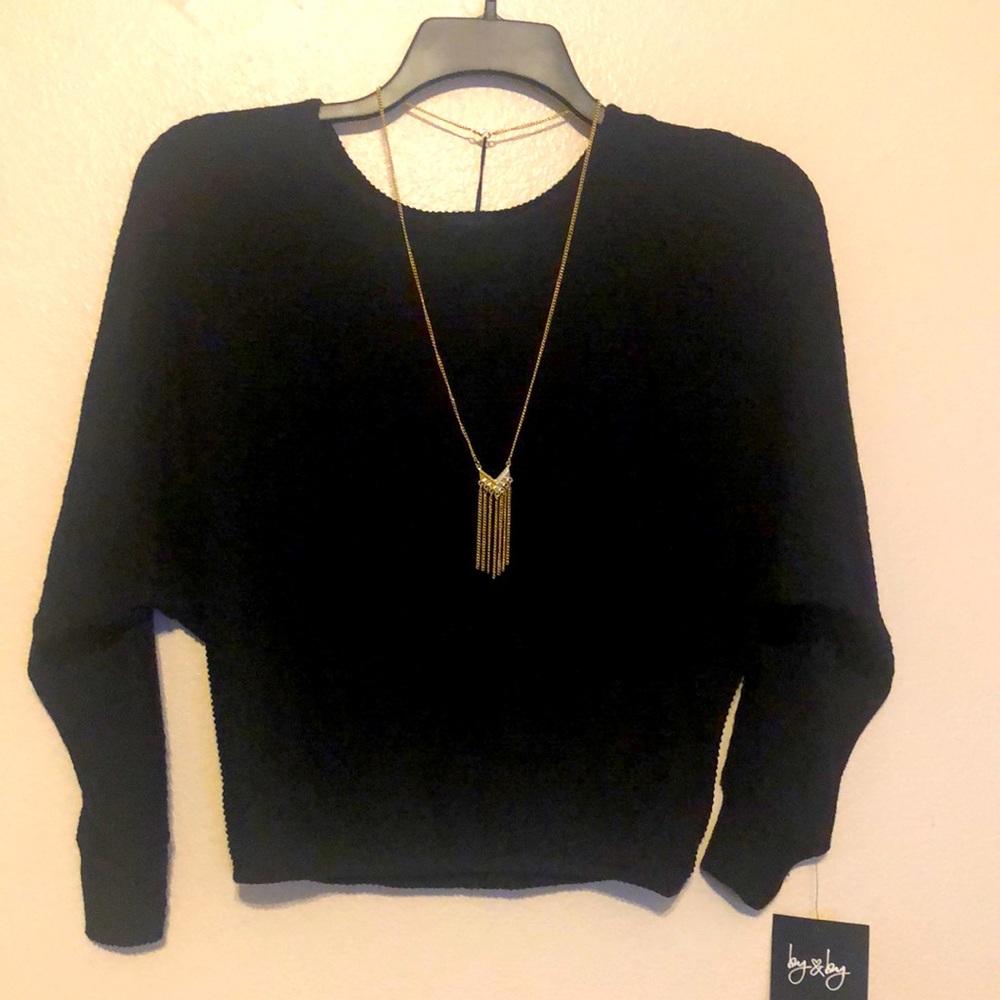 By&By Women Top with necklace
